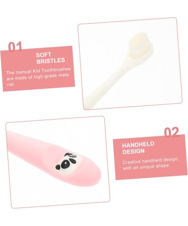 Buy Gogogmy 3-Piece Children's Travel Toothbrush Set - Soft Bristles Comfortable Manual Design for Daily Use - Ideal for Home & Travel - Buy Online on GoSupps.com