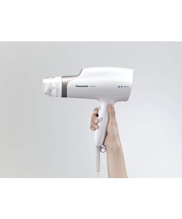 Panasonic Nanoe Salon Hair Dryer with QuickDry Nozzle, Diffuser & Concentrator Attachments - EH-NA67-W (White) - Buy Online on GoSupps.com