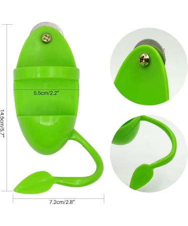 PAULOZYN 2PCS Bird Cuttlebone Stand Holder & Feeding Cup Rack | Birdcage Accessories with Perches | Ideal for Budgies, Parakeets, Cockatiels, Conures | Fruit/Vegetable Storage | Green - Buy Online on GoSupps.com