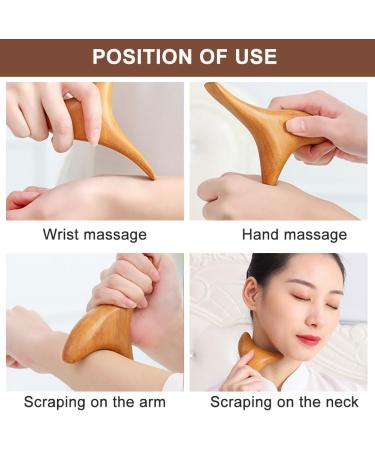Wood Massage Device - Gua Sha Board & Massage Sticks for Trigger Point Relief | Back Neck Shoulders & Feet - Buy Online on GoSupps.com