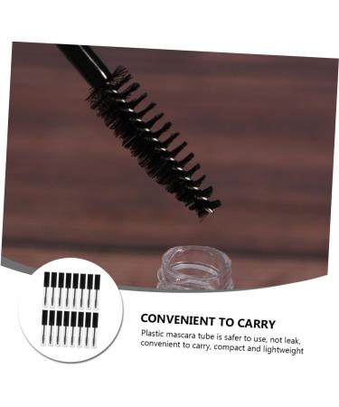 Hemoton 48 Pcs Mascara Tube Eyelash Cream Holder Eyeliner Tubes Refill Empty Tubes Mascara Clear Plastic 1 g (Pack of 1) Blackx3pcs - Buy Online on GoSupps.com