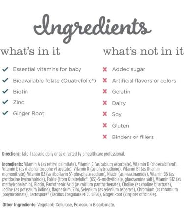 Mommy's Bliss Prenatal Multivitamin + Probiotics - 45 Capsules for Optimal Maternal Health - Buy Online on GoSupps.com