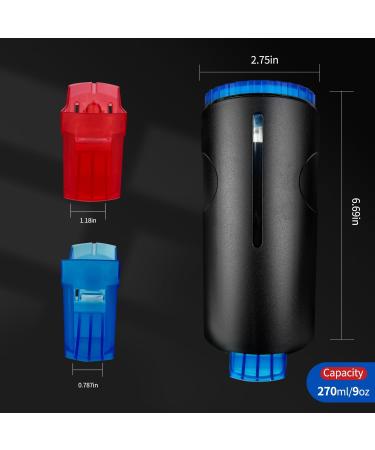 XITISHY Nuts Flowy Dispenser 9 oz Keep Fingers Clean Snack Dispenser for Peanuts under 0.7"" Cashew kernels M&M. Red+Blus X-LSH-BH2 - Buy Online on GoSupps.com