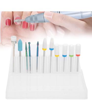 Nail Drill Bits Nail Polishing Grinding Tungsten Steel Nail Polishing Head Ceramic Nail Drill Bits Set for Nail Salon Home Use - Buy Online on GoSupps.com
