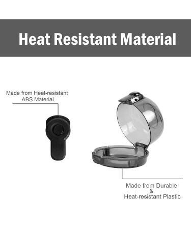 Mum & Cub 5 Pack Stove Knob Covers  Universal Kitchen Stove Knob Cover Comes with 1 Oven Lock  Gas Stove Knob Protection Locks for Child Baby Kids Safety  Black - Buy Online on GoSupps.com