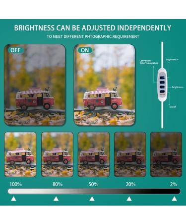 ZKEEZM 16x16 Light Box Photography Kit | 120 LED Lights, 6 Backdrops | Foldable Lightbox for Product Photography | Adjustable 3000-6500K Brightness - Buy Online on GoSupps.com