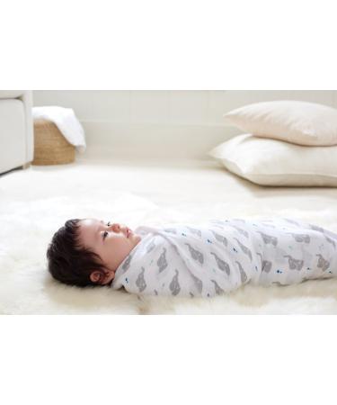Aden + Anais Muslin Swaddle Plus Baby Star - Elephants | Soft & Breathable Fabric - Buy Online on GoSupps.com