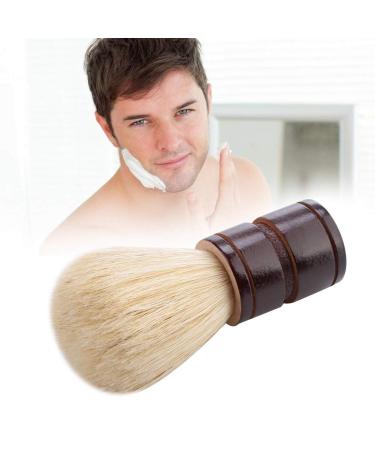 Portable Wooden Handle Shaving Brush for Men - Ideal for Salon Home & Travel | Lotus Wood & Bristle - Buy Online on GoSupps.com