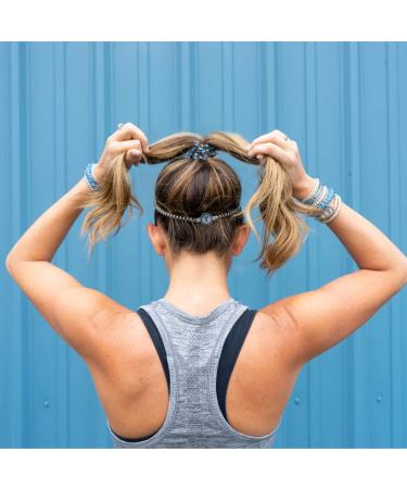 Teleties Spiral Hair Coils Headband for Women - Strong Grip, Water Resistant - Crystal Clear - Buy Online on GoSupps.com