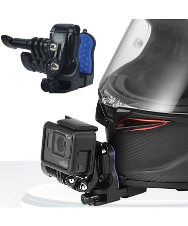 Honbobo helmet bracket motorcycle compatible with GoPro Hero 12 11/Insta360 GO 3/one RS/OSMO Action 4 3 clip-on helmet holder chin holder solid accessories
