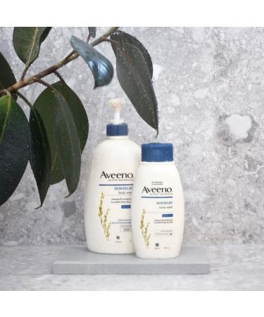 Aveeno Skin Relief Fragrance-Free Body Wash - 12 oz | Soothing & Hydrating - Buy Online on GoSupps.com