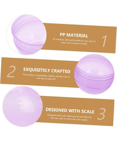 Homoyoyo Gobelet M langeur Pour Coiffure Lot De 2 Bol Transparent Et Graduations Faciles Pour M lange Pr cis De Teinture Cheveux En Salon Domicile - Buy Online on GoSupps.com