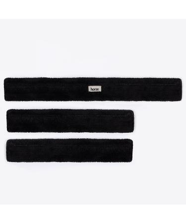 HORZE Narvik Faux-Fur Breastplate Cover Set - Black (One Size) | Shop Now - Buy Online on GoSupps.com