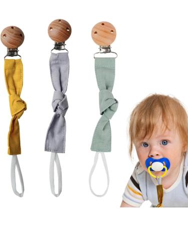 Vesone Pacifier Clips | Universal Pacifier Holder & Toy Leash for Boys & Girls | Essential Teething Toy Attachment - Buy Online on GoSupps.com