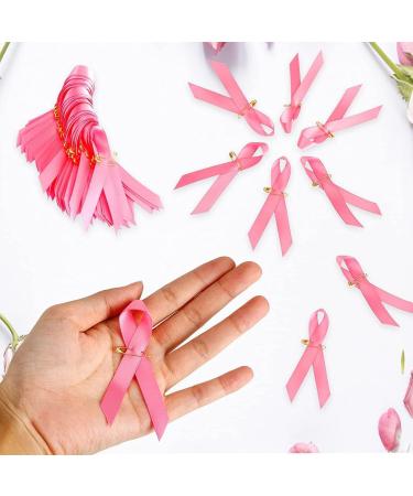 30 Pieces Pink Ribbon Pins Pink Satin Awareness Ribbons with Safety Pins for Breast Cancer Awearness Day Caring for Breast Cancer Charity Event Survivor Campaign Party Favors Supplies - Buy Online on GoSupps.com