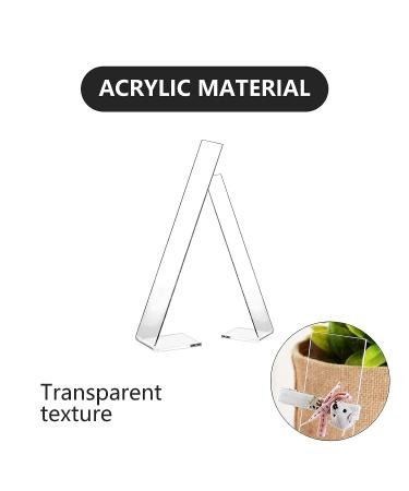 Acrylic Hair Clip Display Stand Set - L-Shaped Hairpin Holder for Girls | Transparent Holder for Hair Clip Organization - Buy Online on GoSupps.com