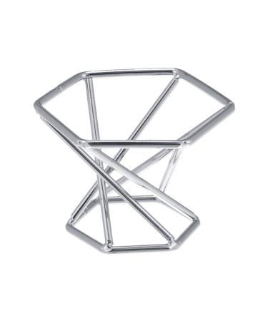 VOCOSTE Makeup Sponge Holder Beauty Sponge Dry Stand Holder Silver Tone