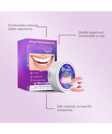 Denture Aesthetic Kit - Natural Smile Comfort Fit Easy To Use Instant Enhancement For Gaps & Appearance(3PC) - Buy Online on GoSupps.com