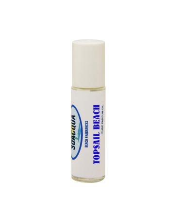 Topsail Perfume Oil for Men and Women - Fresh Aquatic Marine Accords 10ml Roll on (Top Sail Beach)