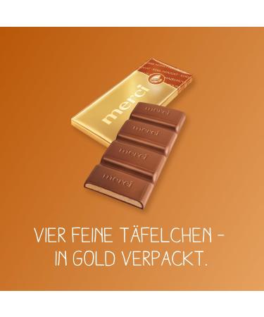 Shop Merci Panel Chocolate Noble Nougat 112g - Premium Milk Chocolate with 43% Nougat Filling | International Shipping Available - Buy Online on GoSupps.com