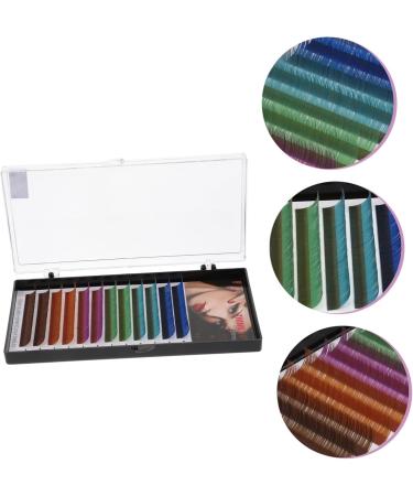 minkissy 1 Box Grafting False Eyelashes Lash Extensions Colored False Eyelash Fake Eyelash Fake Lash Volume False Eyelash Fiber Colored Abundance - Buy Online on GoSupps.com
