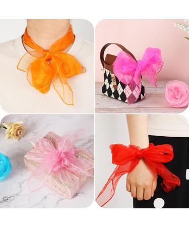 Aicoimy Juggling Scarves - 12 Pack Chiffon Dance Scarves for Juggling Dancing & Sensory Play (60x60cm) - International Shipping Available - Buy Online on GoSupps.com