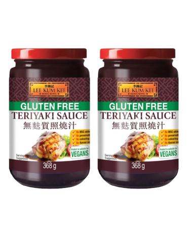 Lee Kum Kee Gluten Free Teriyaki Sauce for Marinade Stir Fry & Dipping Sauce 368g (Pack of 2) VEGAN