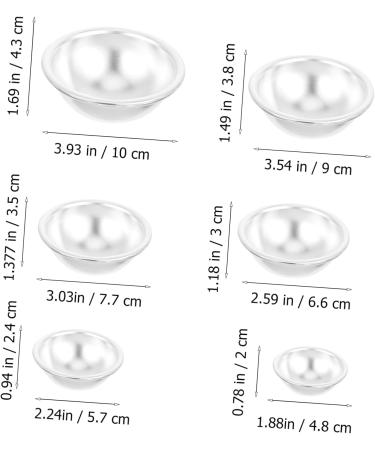Cabilock Hemisphere Cake Pan 18 Pcs Bath Ball Making Supplies Mini Bath Mold Baking Tool Spherical Aluminum Alloy Cake Mold - Buy Online on GoSupps.com