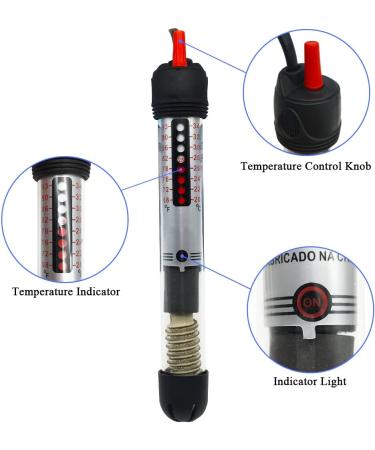 Bnzaq Aquarium Heater - Adjustable Submersible Thermostat Heater (25W-300W) - Buy Online on GoSupps.com