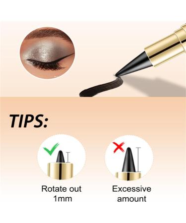 Ayky Long Wear Gel Eyeliner Natural Black Eyeliner Cream Waterproof Viral profession Eyeliner Pen Gel - Quick Drying Formula Eye Liner Eye Liner Waterproof Smudge Proof (2pcs-A) - Buy Online on GoSupps.com