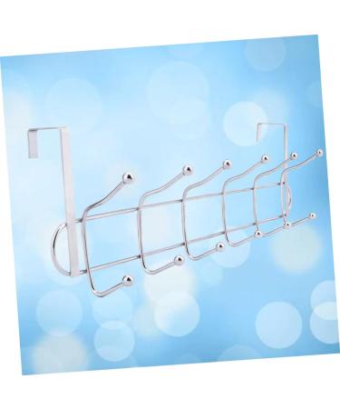 Alipis 6 Hanger Home Rack Storage Organizer Cabinet Clothes Stainless Door Hooks for Steel Hook Kitchen medium As Shown - Buy Online on GoSupps.com
