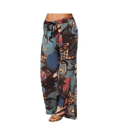 Haiorziyou ladies low waist pants vintage loose cord strain sports pants casual printed width leg pants fitness pants women oversize leisure pants yoga pants 1#gray l