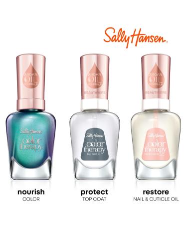 Sally Hansen Color Therapy Nail Polish - Rosy Glow 0.5 Fl Oz | Buy Internationally - Buy Online on GoSupps.com