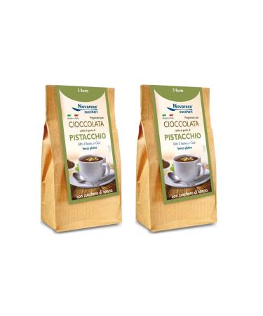 Chocolat chaud - Saveur Pistache - 10x25g - 250g - Novarese Zuccheri