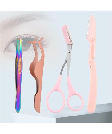 Premium 4-Piece Eyebrow Kit for Women - Trimmer Scissors Comb & Clip | Perfect Beauty Tools for Flawless Brows - Shop Internationally - Buy Online on GoSupps.com