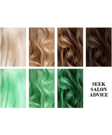 FYNE Crystal Colour Green Pastel Amazonite Semi Permanent Hair Dye | Nice and Easy for Women | with Built-in Conditioner for Healthier, Shiny Hair - Buy Online on GoSupps.com