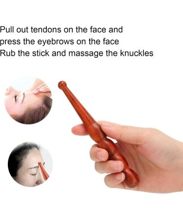 ANGGREK Wooden Massage Stick - Reflexology Hand Foot Body Massager for Pain Relief & Relaxation - Buy Online on GoSupps.com