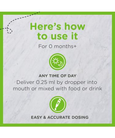 Zarbee's Baby Vitamin D Drops - 0.47 fl oz (14 ml) | Immune Support & Bone Health - Buy Online on GoSupps.com