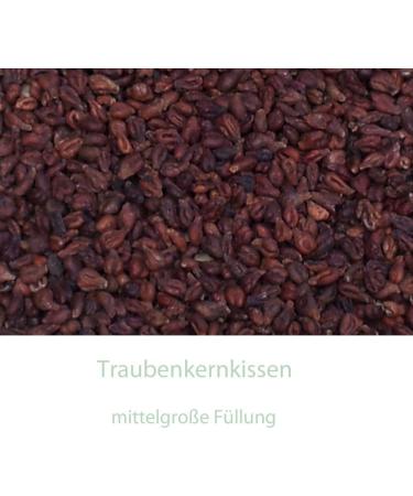 Grape Seed Pillow 75x20cm - Large 8-Chamber Heat Cushion | Green-White Grain Pillow for Relaxation - Buy Online on GoSupps.com