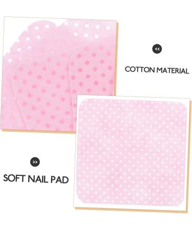 PLAFOPE 2 Boxes Nail Wipes Gel Nail Polish Cleaning Wipes Travel Wipes Nail Polish Remover Wipes Professional Nail Polish Remover Nail Remover Pads Glue Wipes Lash Extensions Cotton 4.80X4.80X0.10CM Pink - Buy Online on GoSupps.com