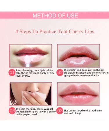 Buy Lip Sleeping Mask Moisturizing Cherry Lip Balm & Scrub for Cracked Lips | Best Lip Care Solution - Buy Online on GoSupps.com
