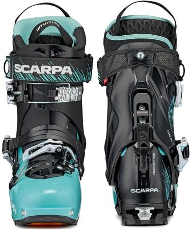 SCARPA Women's GEA Alpine Touring Ski Boots 23.5 - Aqua/Black | Backcountry & Downhill Skiing - Buy Online on GoSupps.com
