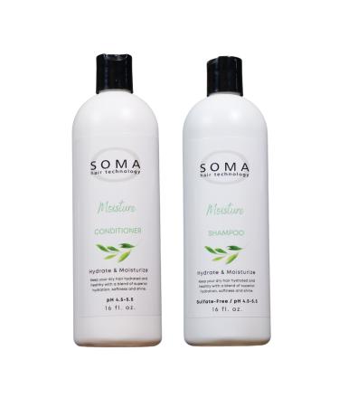 Soma Moisture Shampoo & Conditioner 16 oz. Set Duo