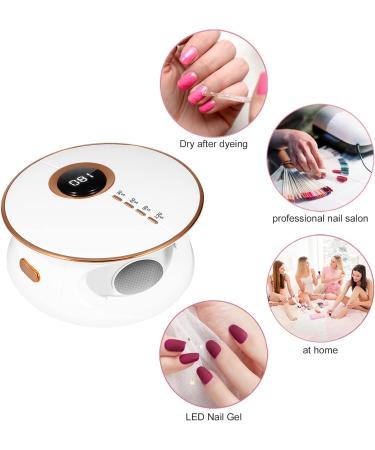 120W UV LED Nail Dryer | Nail Curing Lamp for Gel Polishes | White - Buy Online on GoSupps.com