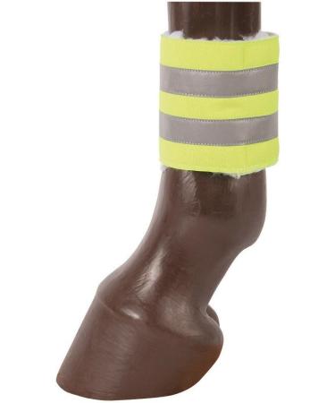 NETPROSHOP Set of 4 Reflective Bands with Faux Fur - 45cm Length with Velcro Fastener for Safety and Style - International Shipping Available - Buy Online on GoSupps.com
