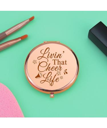 Cheer Gifts for Girls - Compact Makeup Mirror for Sister - Team Inspirational Gift for Cheerleaders - Perfect Christmas or Birthday Present - Buy Online on GoSupps.com