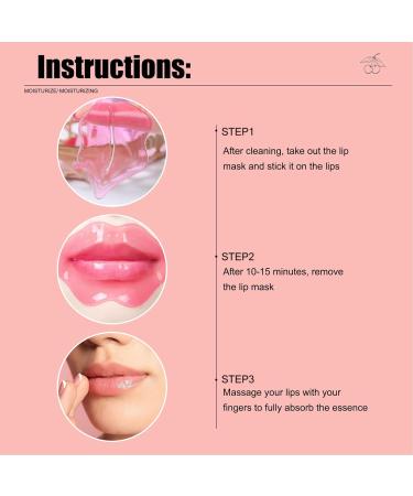 Aoaoy Reduces Soft and Cracked Lines 5 Nourishing Lip Patches with Lip Care Pads that Repair Lips with Collagen - Buy Online on GoSupps.com