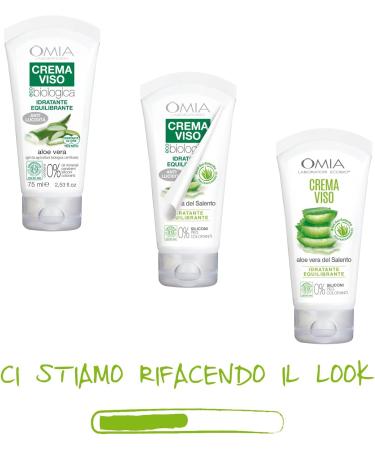 OMIA OMNIA ECOBIOVISAGE FACE CREAM ALOE MOISTURIZING 75 ML - Buy Online on GoSupps.com