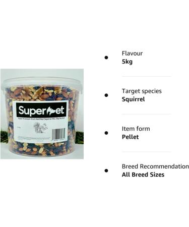 Superpet Extra Premium+ Squirrel And Bird Mix - New Mix (5kg) - Buy Online on GoSupps.com