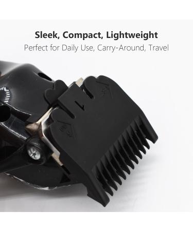 2 Pieces 2 Lengths Professional Hair Clipper Attachment Guide Guard Combs 1/16" 1/8" 1.5mm 3mm Compatible with Wahl Standard Full-Sized 5 Star Series Magic Clip Hair Clippers (Black) - Buy Online on GoSupps.com
